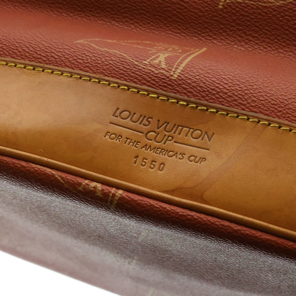LOUIS VUITTON(ルイヴィトン) LVカップ サントロペ ショルダーバッグ 巾着バッグ PVCレザー オレンジ M80026