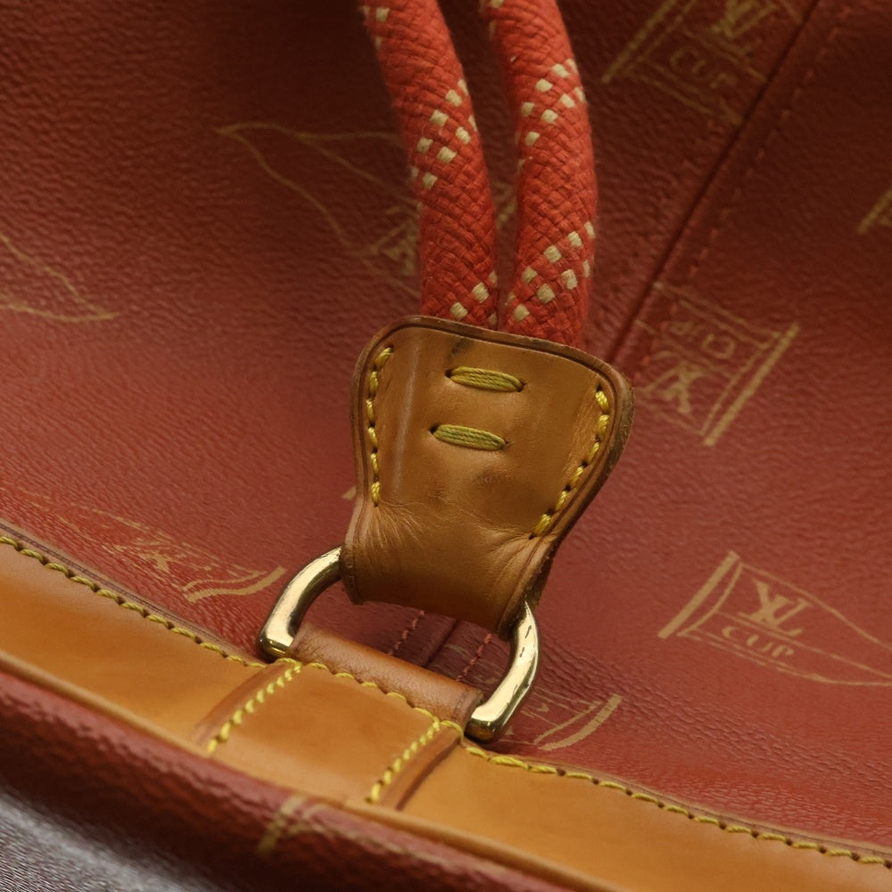 LOUIS VUITTON(ルイヴィトン) LVカップ サントロペ ショルダーバッグ 巾着バッグ PVCレザー オレンジ M80026