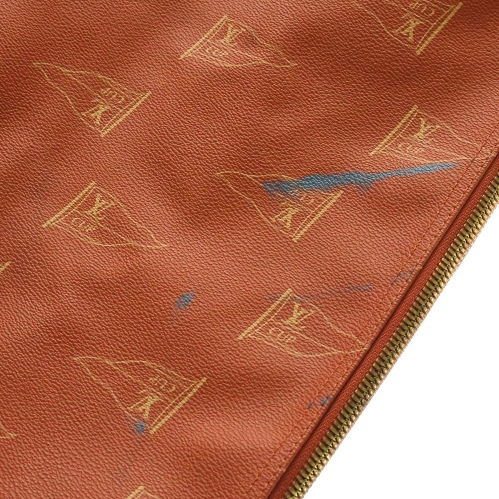 LOUIS VUITTON(ルイヴィトン) LVカップ カブール ガーメント ボストンバッグ トラベルバッグ PVCレザー オレンジ