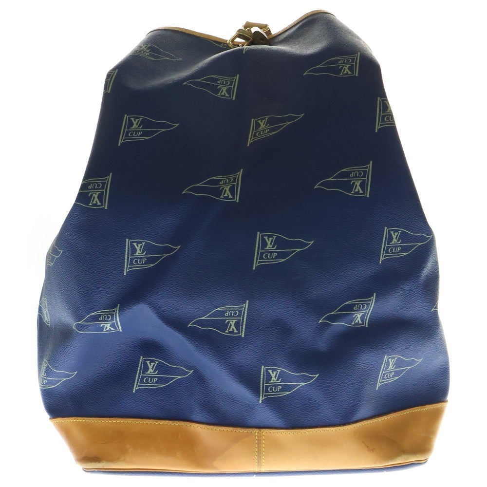 LOUIS VUITTON(ルイヴィトン) LVカップ サックマリーン ショルダーバッグ PVCレザー ブルー A24014