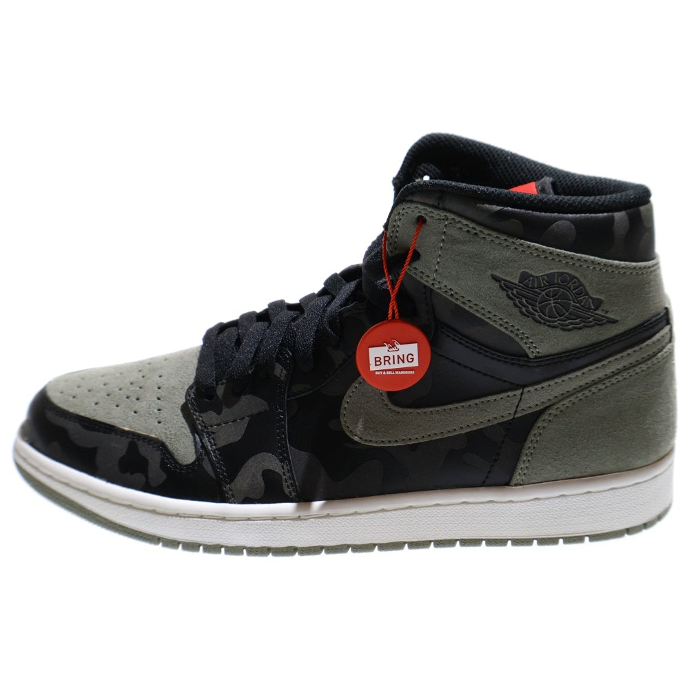 NIKE(ナイキ) AIR JORDAN 1 RETRO HIGH PREMIUM エアジョーダン 1 レトロ ハイ プレミアム ハイカットスニーカー グレー US10/28cm AA3993-034