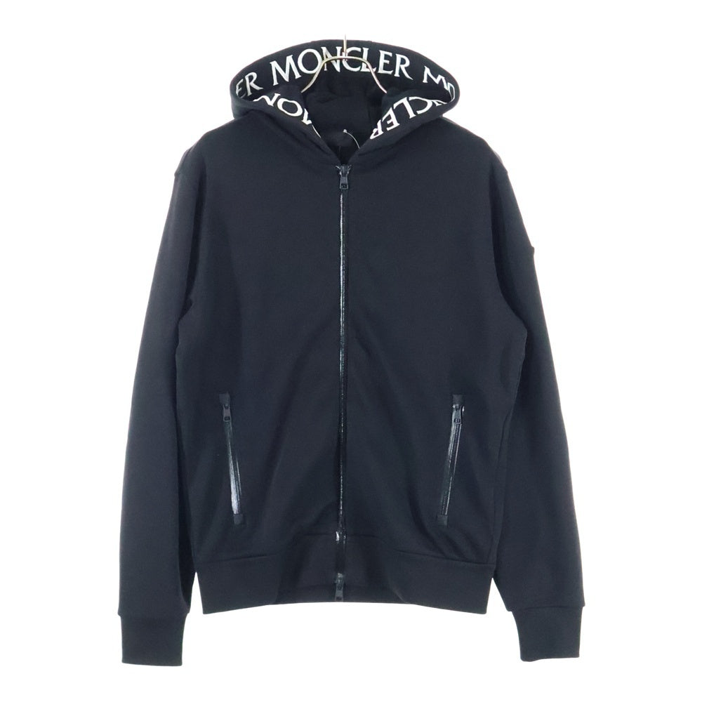MONCLER(モンクレール) 22AW グログランロゴ 刺繍 ジップアップ パーカー H20918G00035