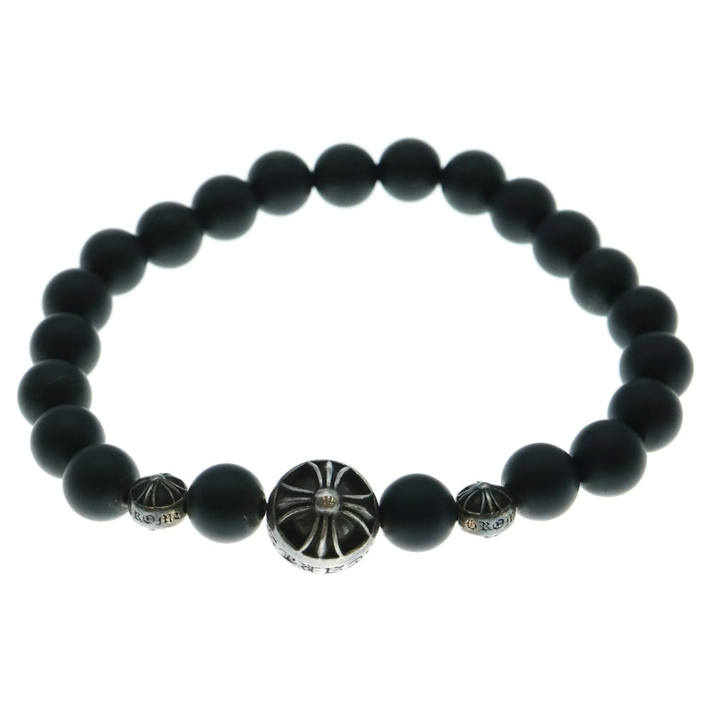 CHROME HEARTS(クロムハーツ) BEAD ONYX 71 8mmオニキスビーズブレスレット