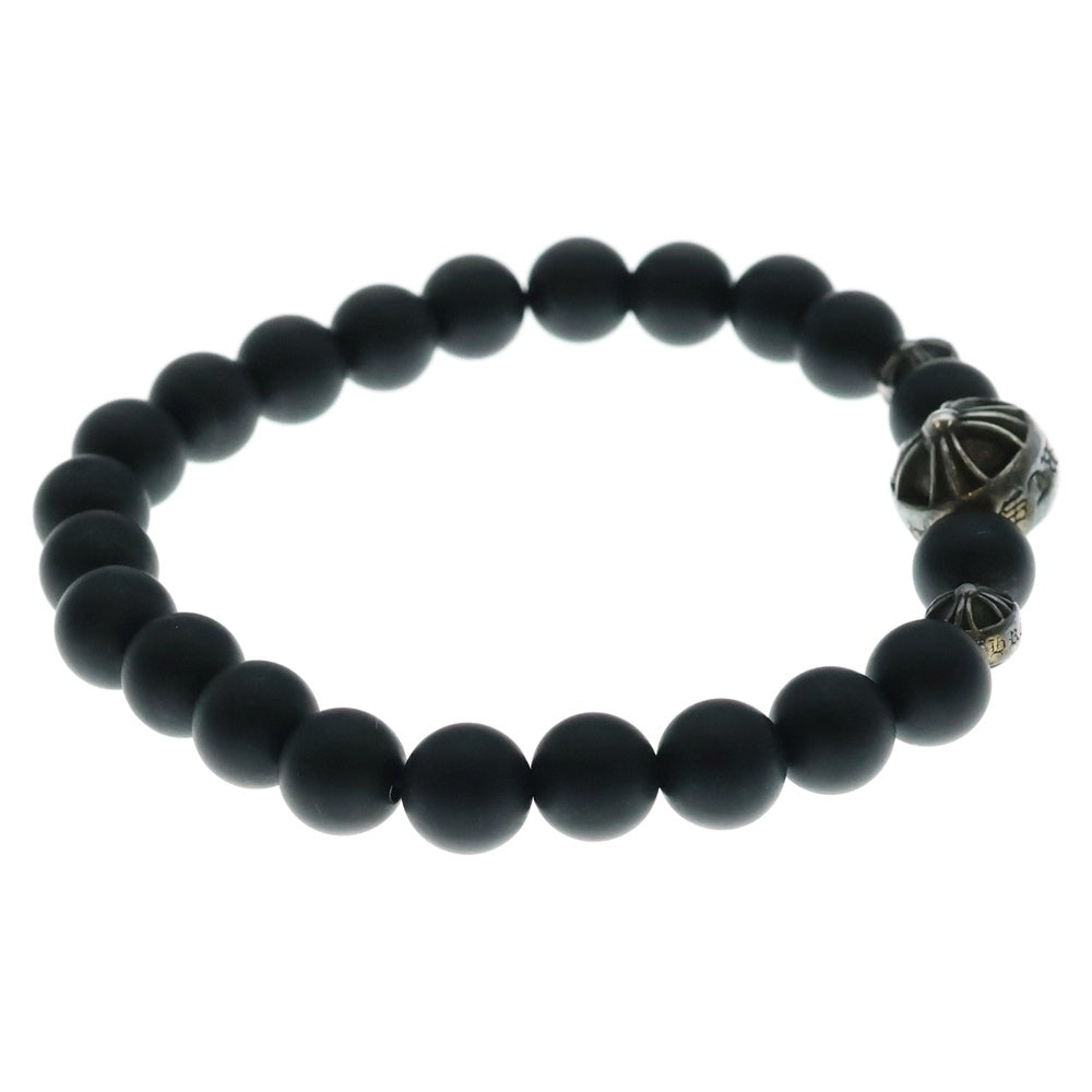 CHROME HEARTS(クロムハーツ) BEAD ONYX 71 8mmオニキスビーズブレスレット