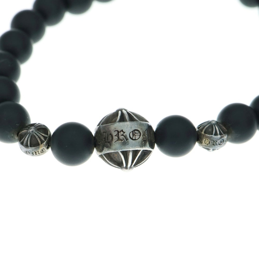 CHROME HEARTS(クロムハーツ) BEAD ONYX 71 8mmオニキスビーズブレスレット
