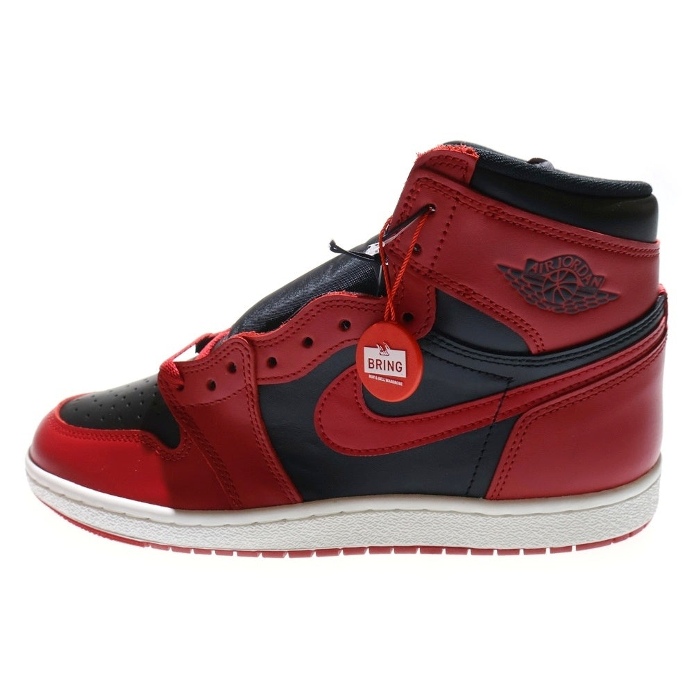 NIKE(ナイキ) AIR JORDAN 1 HIGH 85 VARSITY RED エアジョーダン 1 ハイ 85 バーシティレッド ハイカットスニーカー ブラック/レッド US10/28cm BQ4422-600