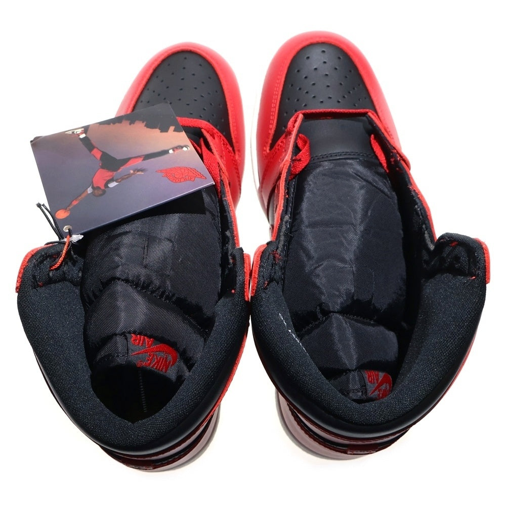 NIKE(ナイキ) AIR JORDAN 1 HIGH 85 VARSITY RED エアジョーダン 1 ハイ 85 バーシティレッド ハイカットスニーカー ブラック/レッド US10/28cm BQ4422-600