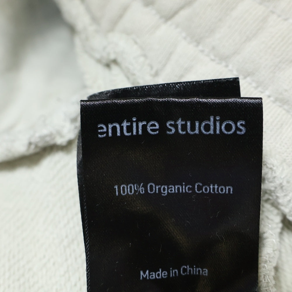 entire studios(エンタイア スタジオ) 25SS HEAVY DROP SHORTS ヘビードロップショートパンツ ハーフパンツ アイボリー ES2484