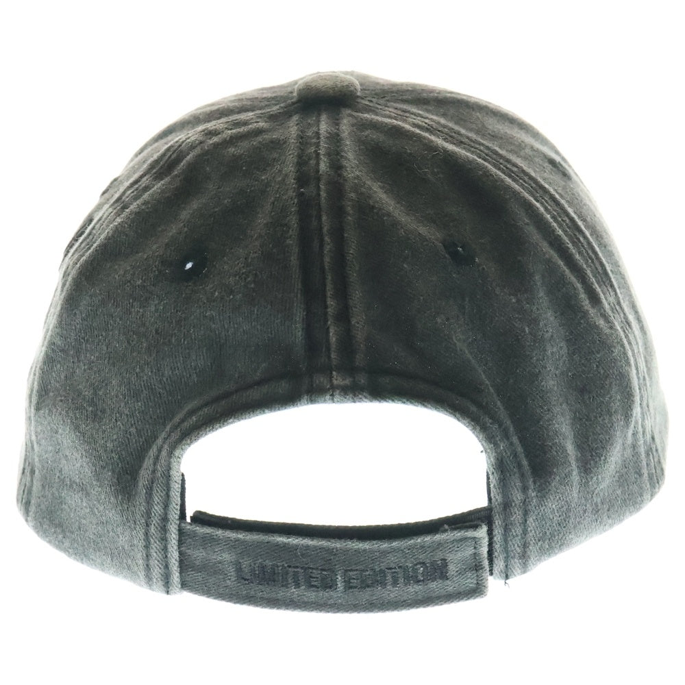 VETEMENTS(ヴェトモン) BLACKOUT FLAME LOGO CAP ブラックアウト フレイム ロゴ キャップ ブラック UE64CA110B