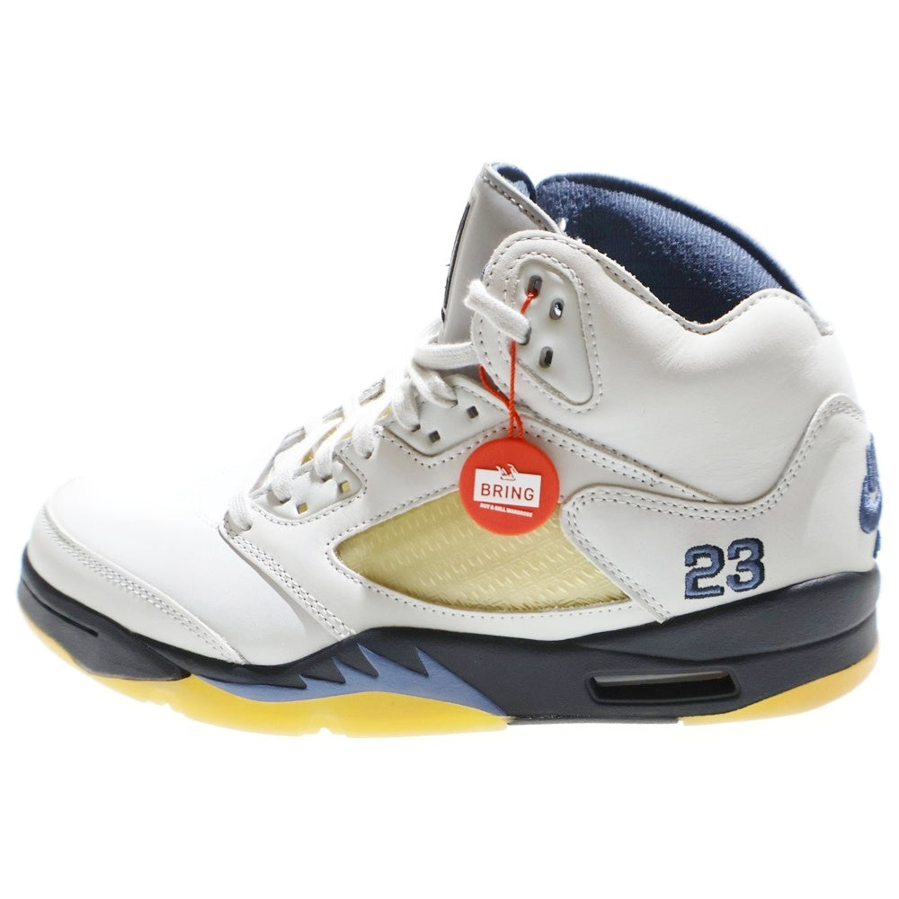 NIKE(ナイキ) ×A MA MANIERE WOMEN'S AIR JORDAN 5 RETRO SP DAWN ウィメンズ エアジョーダン5 レトロ ドーン ミッドカットスニーカー ホワイト US11/28cm FZ5758-004
