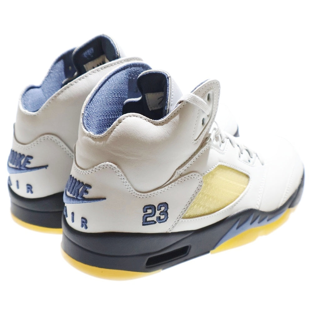 NIKE(ナイキ) ×A MA MANIERE WOMEN'S AIR JORDAN 5 RETRO SP DAWN ウィメンズ エアジョーダン5 レトロ ドーン ミッドカットスニーカー ホワイト US11/28cm FZ5758-004