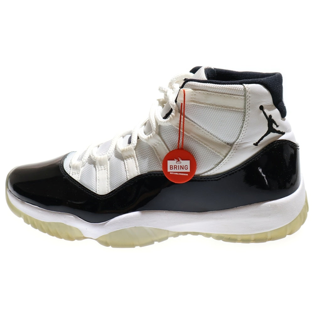 NIKE(ナイキ) AIR JORDAN 11 RETRO CONCORD エアジョーダン レトロ コンコルド ハイカットスニーカー ブラック/ホワイト US10/28cm 378037-100