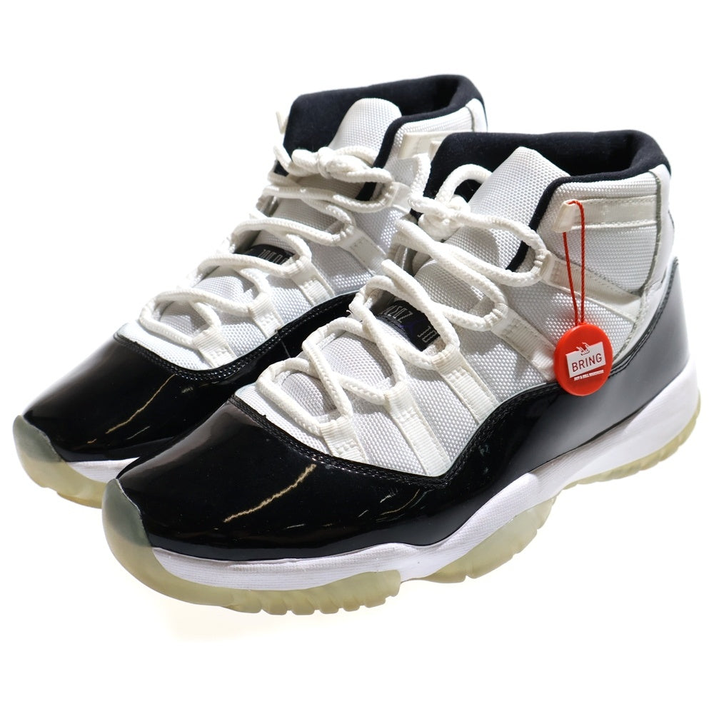 NIKE(ナイキ) AIR JORDAN 11 RETRO CONCORD エアジョーダン レトロ コンコルド ハイカットスニーカー ブラック/ホワイト US10/28cm 378037-100