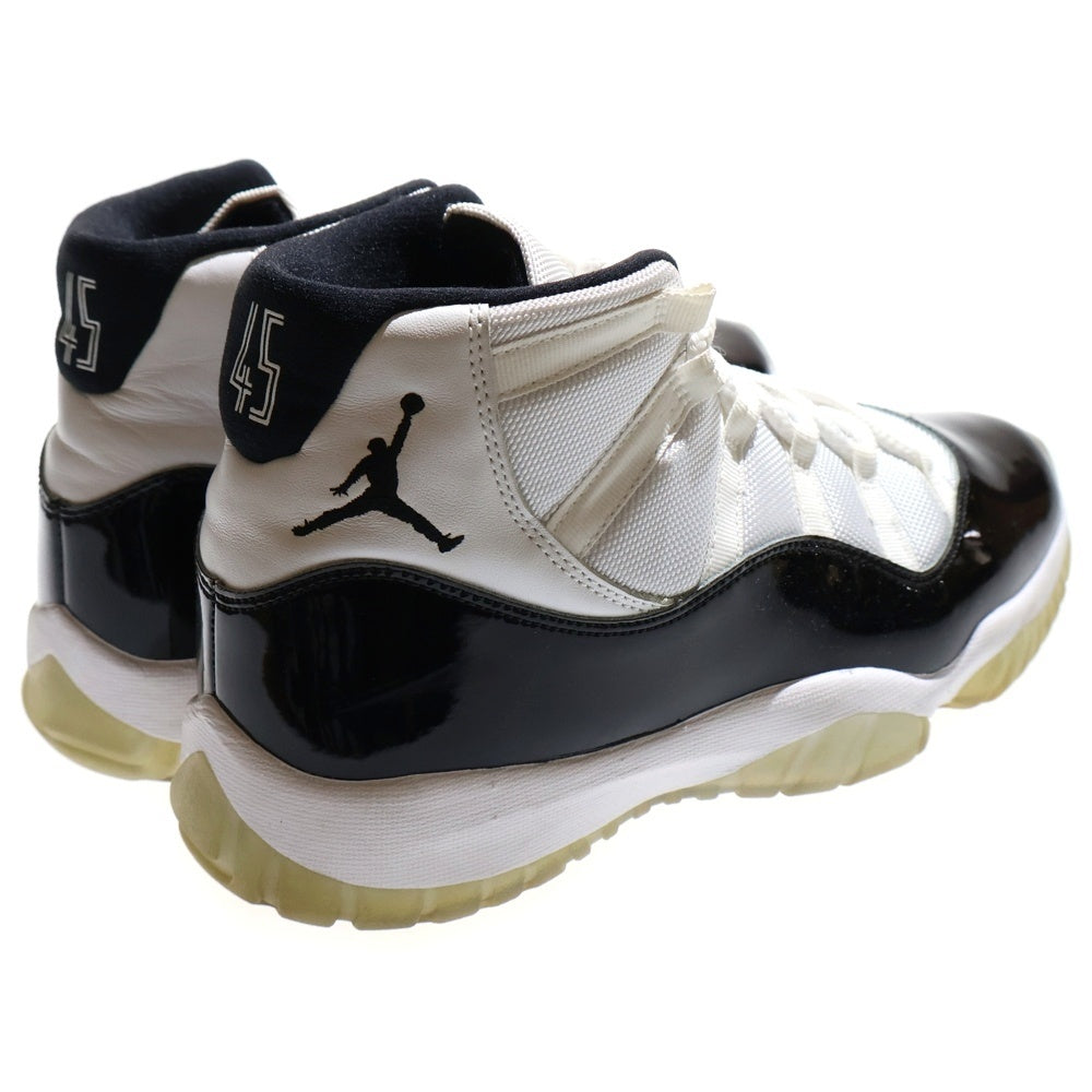 NIKE(ナイキ) AIR JORDAN 11 RETRO CONCORD エアジョーダン レトロ コンコルド ハイカットスニーカー ブラック/ホワイト US10/28cm 378037-100