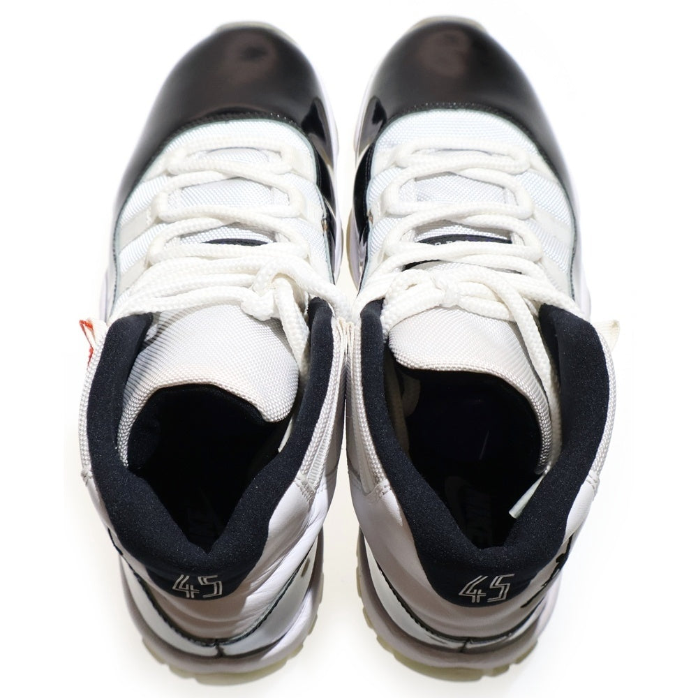 NIKE(ナイキ) AIR JORDAN 11 RETRO CONCORD エアジョーダン レトロ コンコルド ハイカットスニーカー ブラック/ホワイト US10/28cm 378037-100