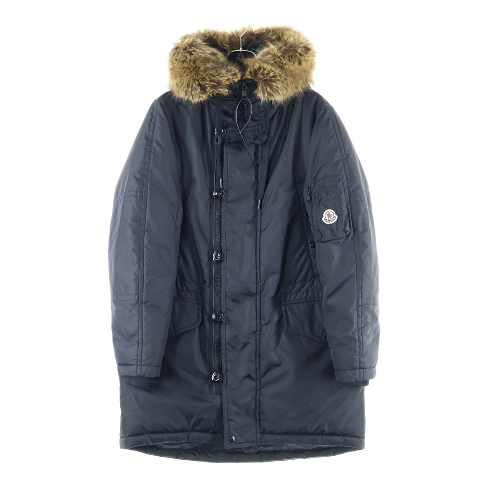 MONCLER(モンクレール) 21AW AJA GIUBBOTTO アジャ フーデットダウンジャケット ダウンコート ブラック G20911C00023 68352