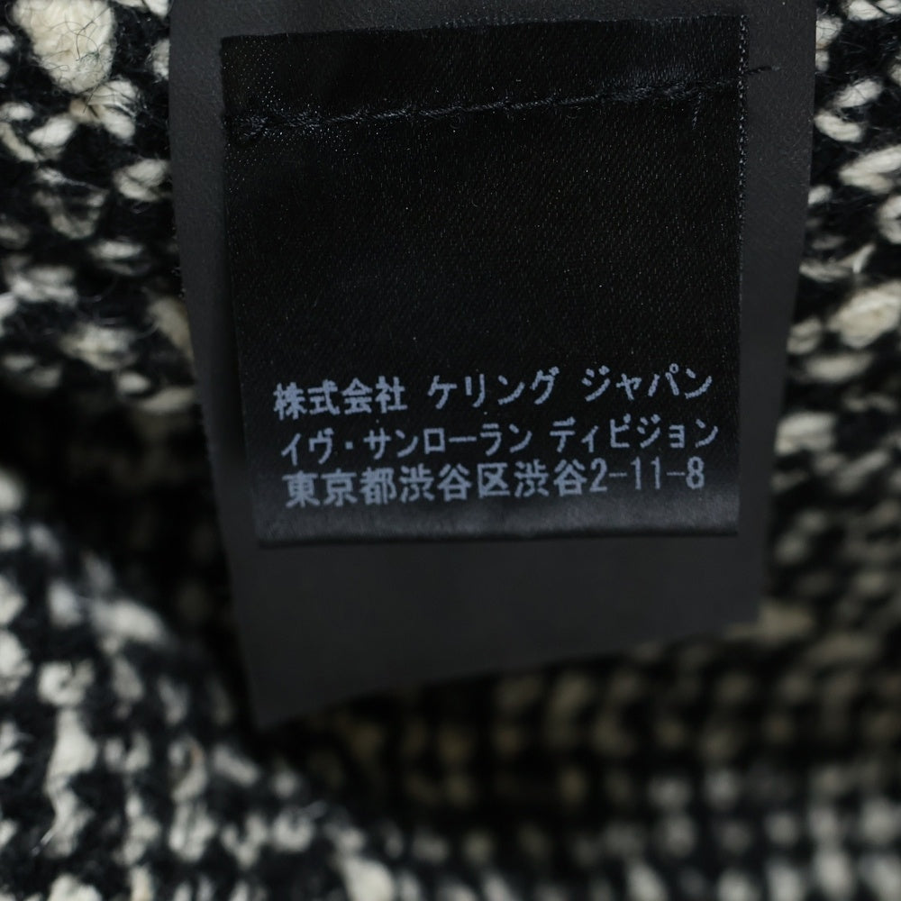 SAINT LAURENT PARIS(サンローランパリ) 14AW ウール ツイードチェスターコート ロングコート 358998 Y957F