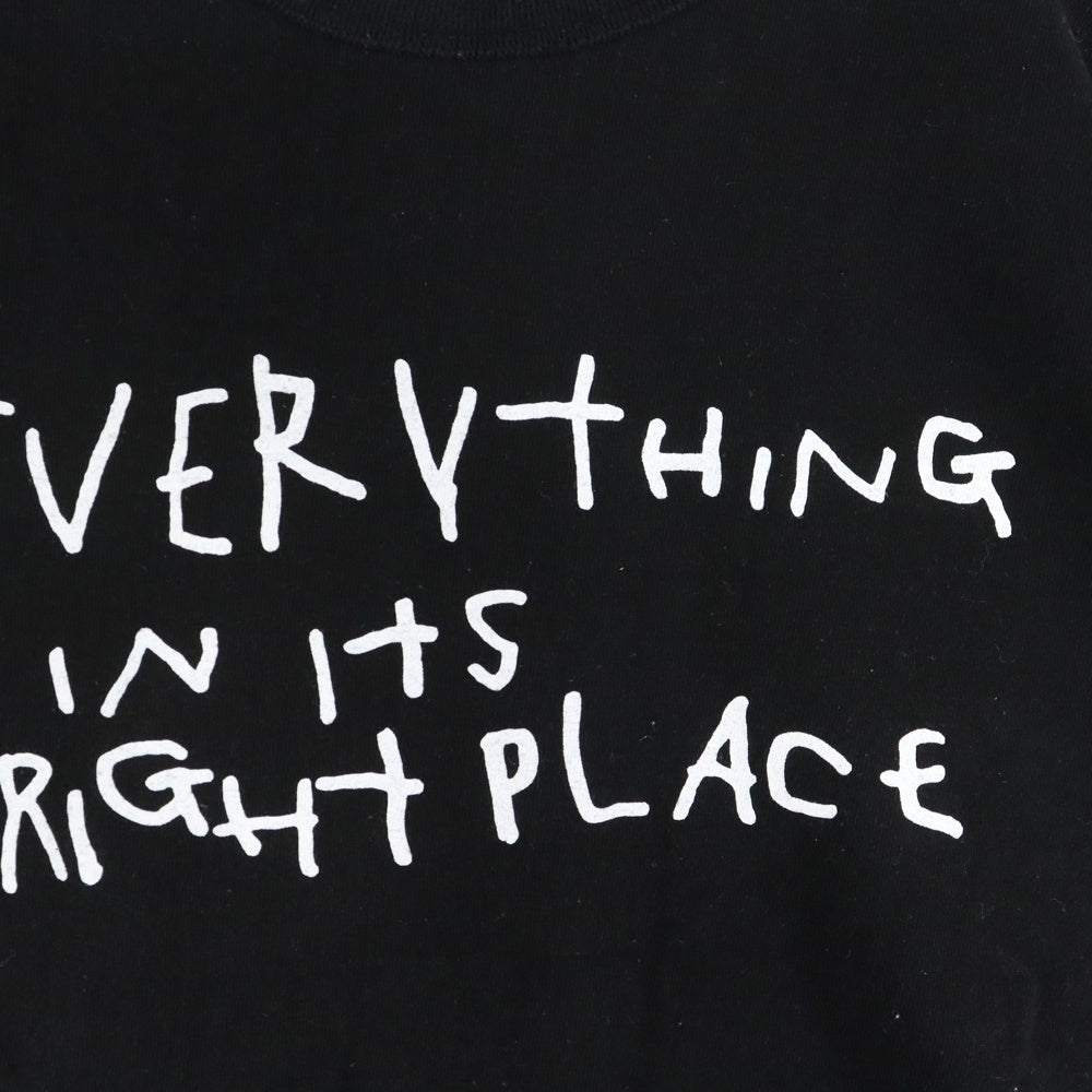 Sacai(サカイ) 23SS Graphic Print T-Shirt グラフィック プリントTシャツ 半袖カットソー フロントデザイン ブラック 23-0629S