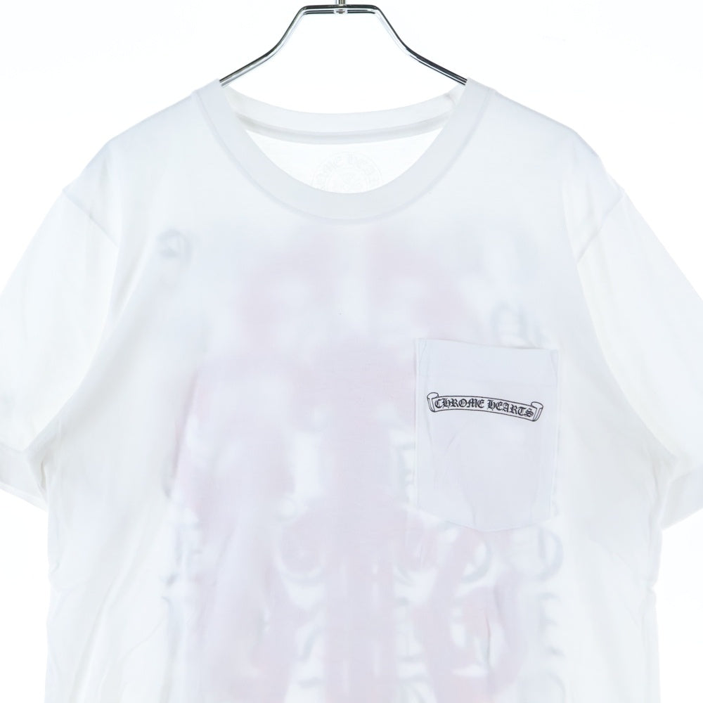 CHROME HEARTS(クロムハーツ) CH T-SHRT 1 ヴァインダガープリント 半袖Tシャツ カットソー ホワイト