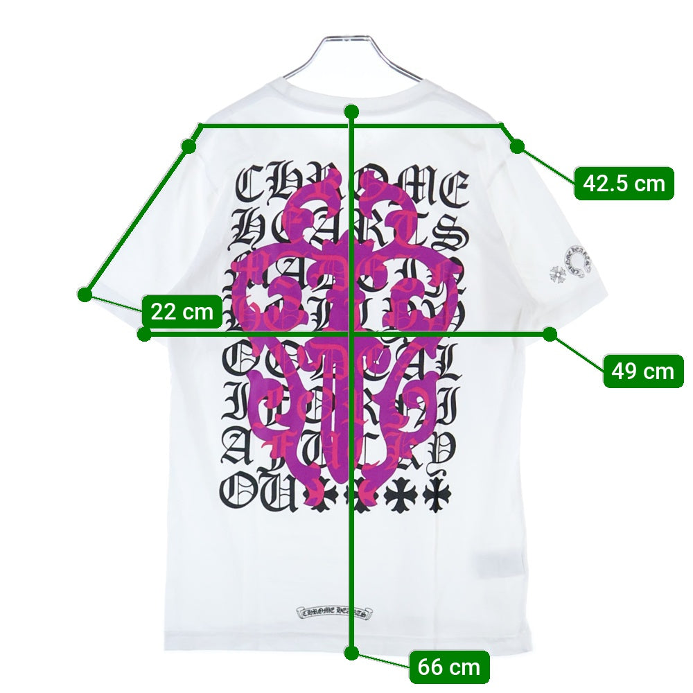 CHROME HEARTS(クロムハーツ) CH T-SHRT 1 ヴァインダガープリント 半袖Tシャツ カットソー ホワイト