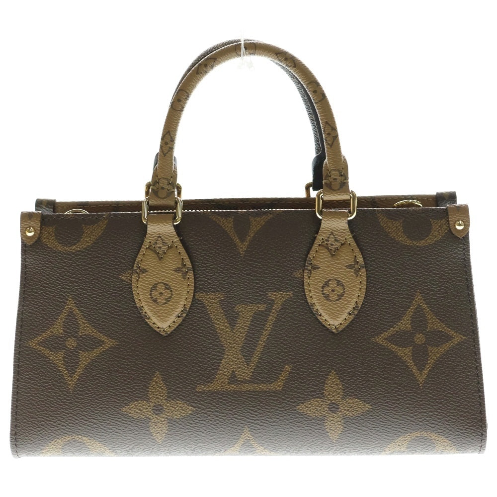 LOUIS VUITTON(ルイヴィトン) モノグラム リバース オンザゴー EWチェーン バッグ ブラウン M14236