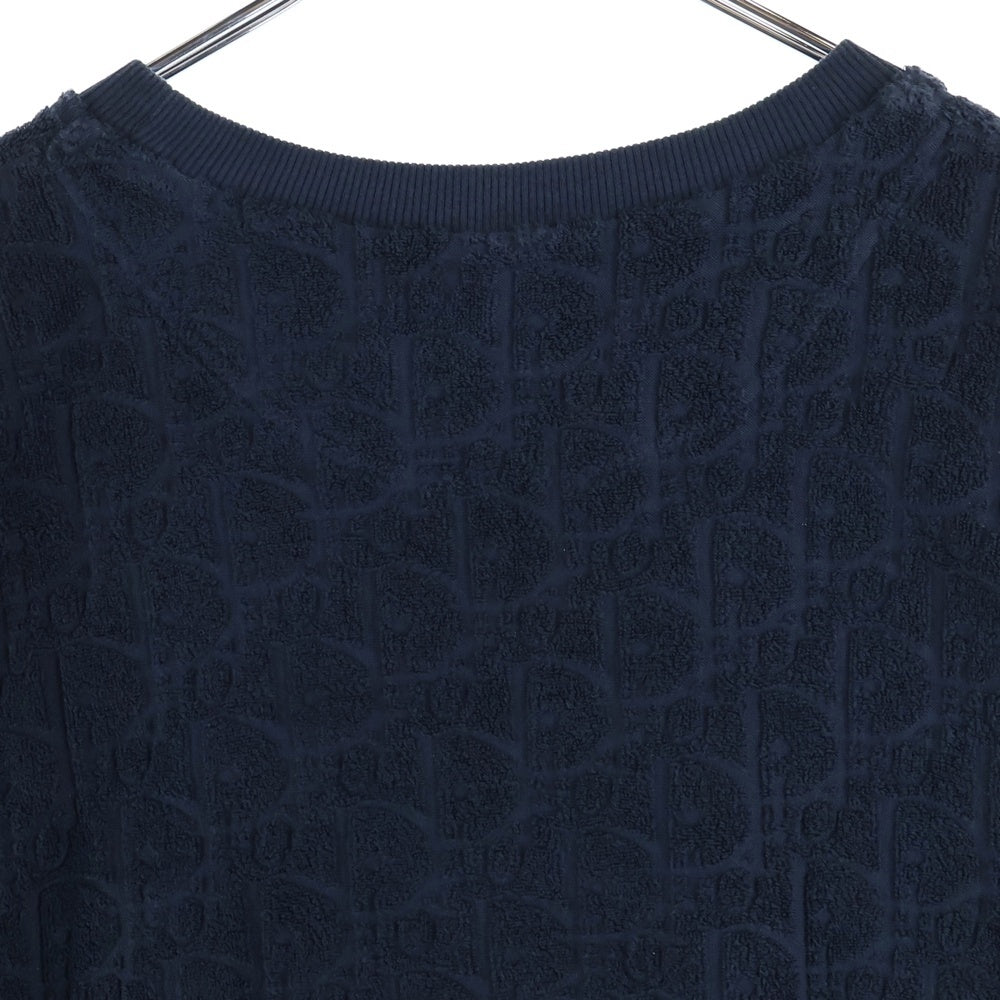 DIOR(ディオール) 20SS Oversized Tee Oblique Motif 943J605E0602 オブリーク総柄 オーバーサイズ Tシャツ 半袖カットソー ネイビー