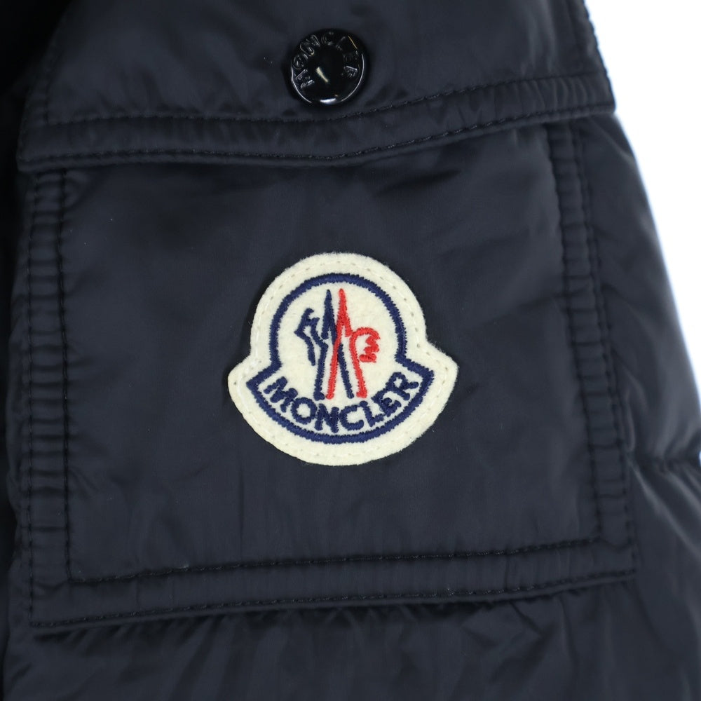 MONCLER(モンクレール) 24AW GLES GIUBBOTO ジエ ジュッボット ナイロン ジップ ショートダウンジャケット ブラック J19541A00030