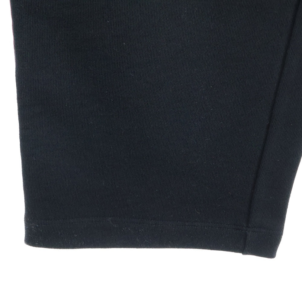 Ferrari(フェラーリ) ロゴラバーワッペン付き ライン スウェットパンツ ブラック