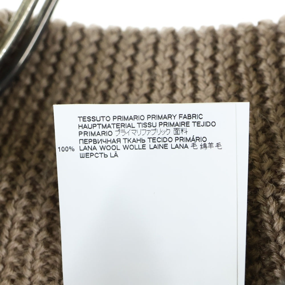 Maison Margiela 10(メゾン マルジェラ) SWITCH ZIP CARDIGAN スウィッチ ジップアップ ニット ジャケット グレー/ベージュ