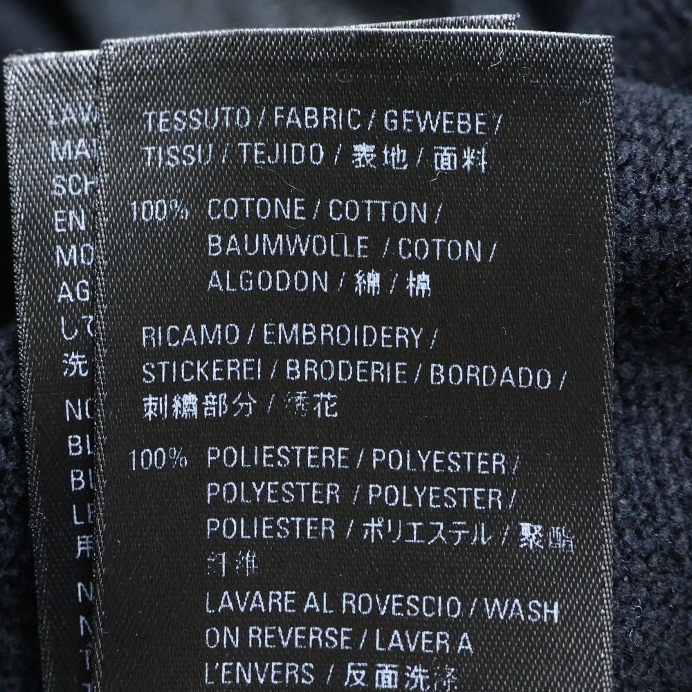 BALENCIAGA(バレンシアガ) 21AW Wide Zip Up Hoodie ターンロゴジップアップワイドパーカー ブラック 674719 TLVB4