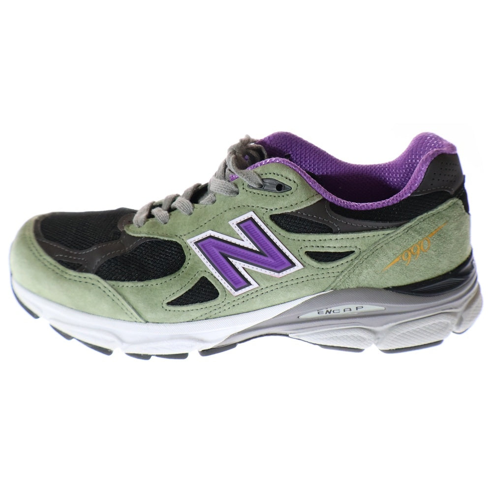 New Balance(ニューバランス) M990TC3 USA製 スエード ローカットスニーカー グリーン US8.5/26.5cm