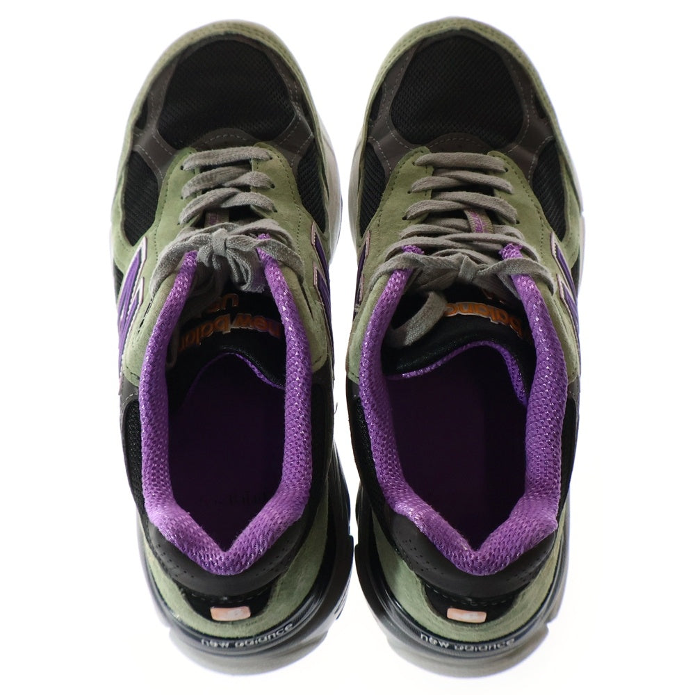 New Balance(ニューバランス) M990TC3 USA製 スエード ローカットスニーカー グリーン US8.5/26.5cm