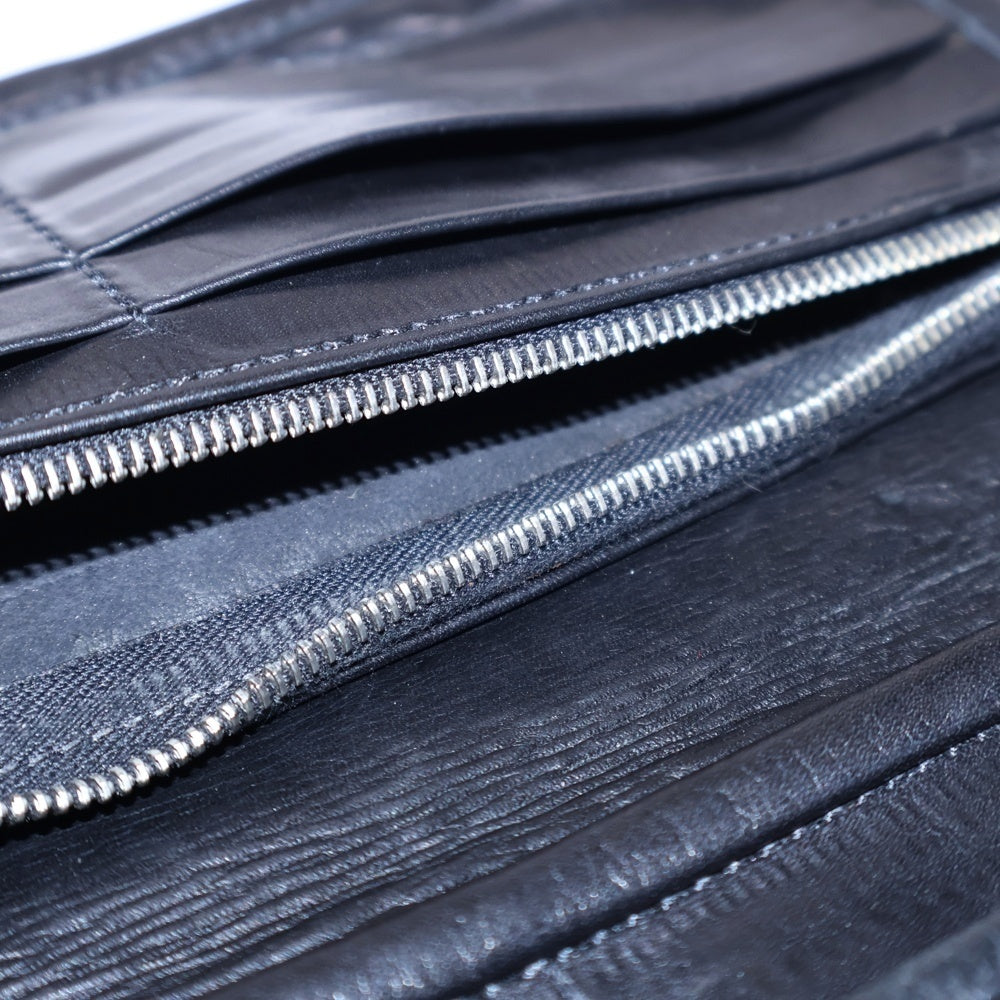 Travis Walker(トラヴィスワーカー) エクストララージ3フォールドカウハイドウォレット ロングウォレット 長財布 ブラック 9W01