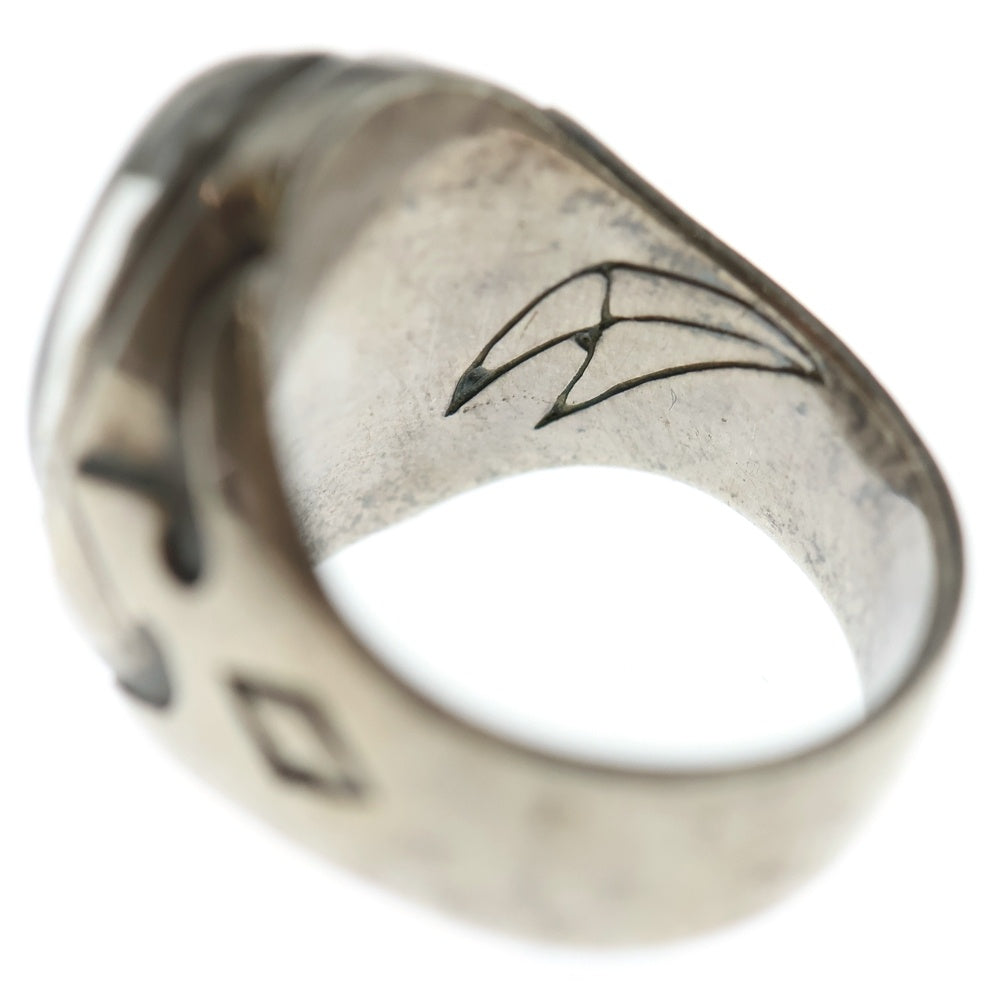 CRAZY PIG(クレイジーピッグ) PENTAGRAM SIGNET RING ペンタグラム シグネット リング シルバー