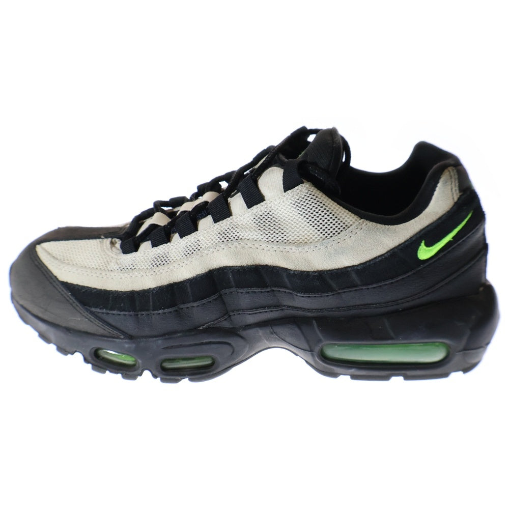 NIKE(ナイキ) AIR MAX 95 ESSENTIAL エアマックス 95 エッセンシャル ローカットスニーカー US9/27.0cm ブラック/ホワイト/グリーン AT9865-004