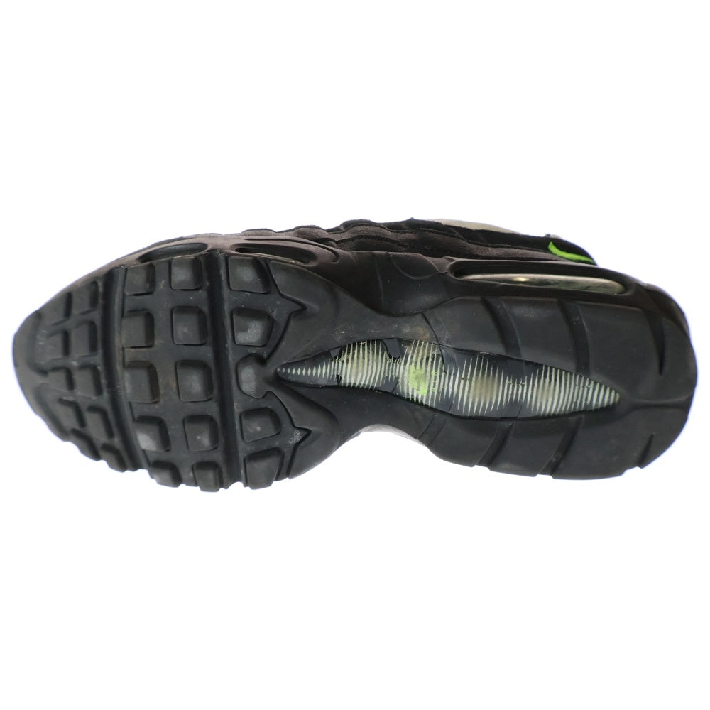 NIKE(ナイキ) AIR MAX 95 ESSENTIAL エアマックス 95 エッセンシャル ローカットスニーカー US9/27.0cm ブラック/ホワイト/グリーン AT9865-004