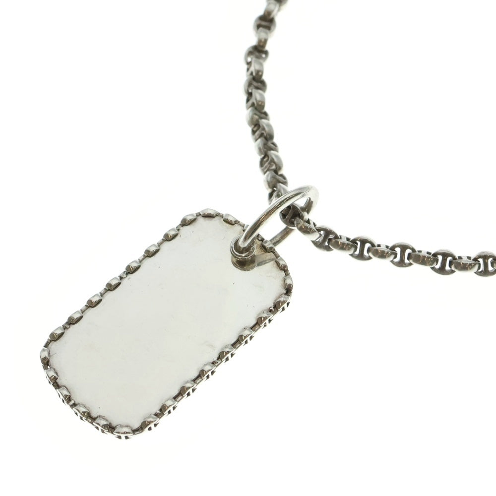 HOORSENBUHS(ホーセンブース) for Ron Herman Necklace DOG TAG ロンハーマン別注 ドッグタグ ネックレス シルバー