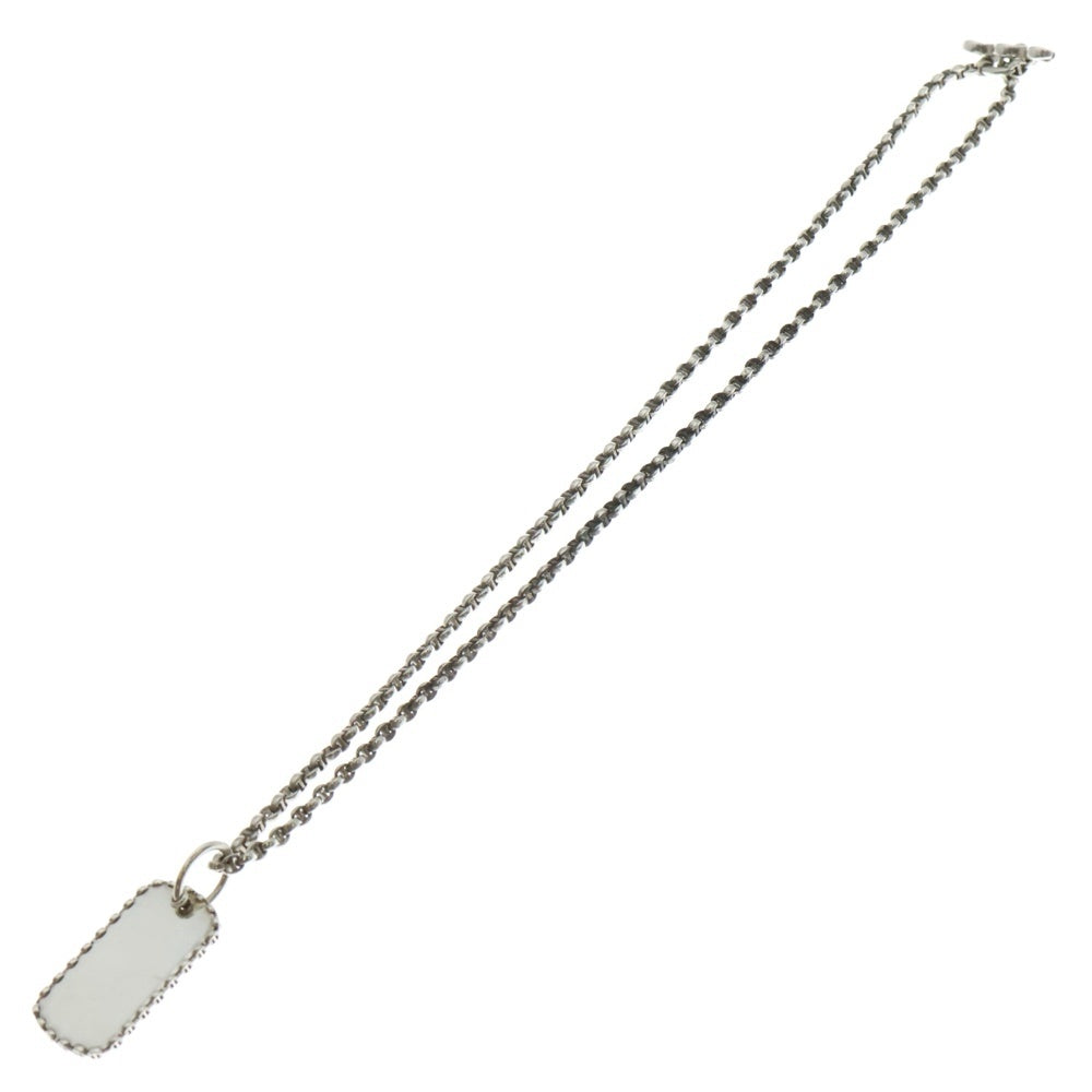 HOORSENBUHS(ホーセンブース) for Ron Herman Necklace DOG TAG ロンハーマン別注 ドッグタグ ネックレス シルバー