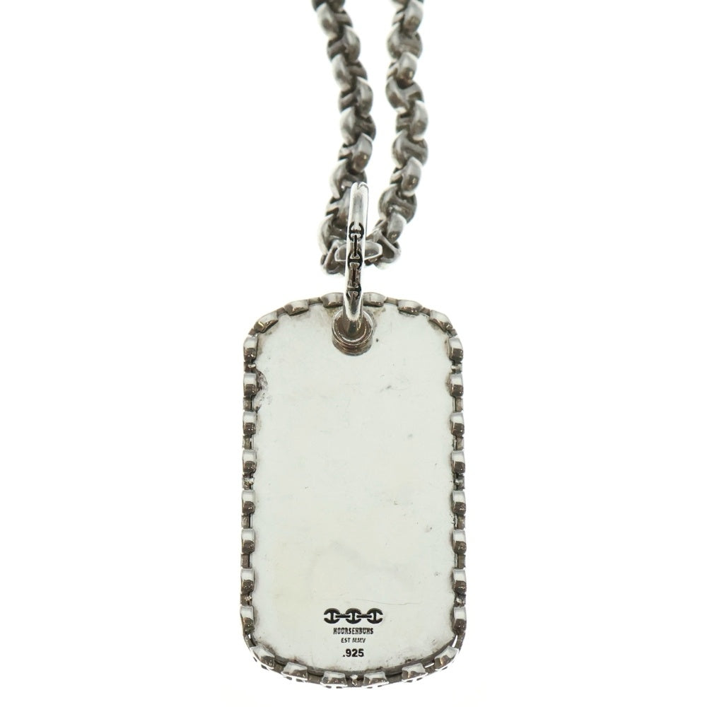HOORSENBUHS(ホーセンブース) for Ron Herman Necklace DOG TAG ロンハーマン別注 ドッグタグ ネックレス シルバー
