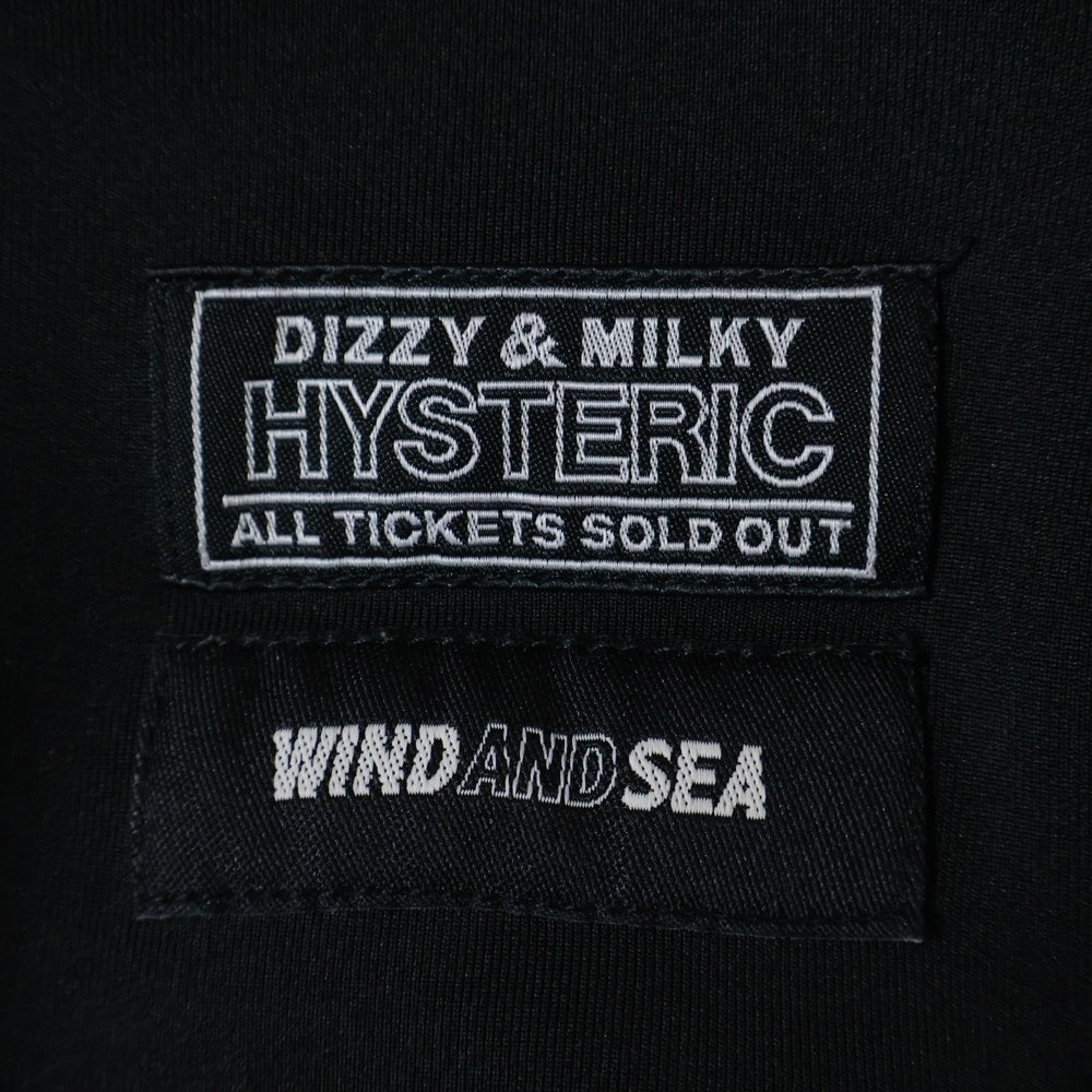 HYSTERIC GLAMOUR(ヒステリックグラマー) ×WIND AND SEA サイドライン トラックパンツ WDS-C-HYS-23-AP-Q1-14