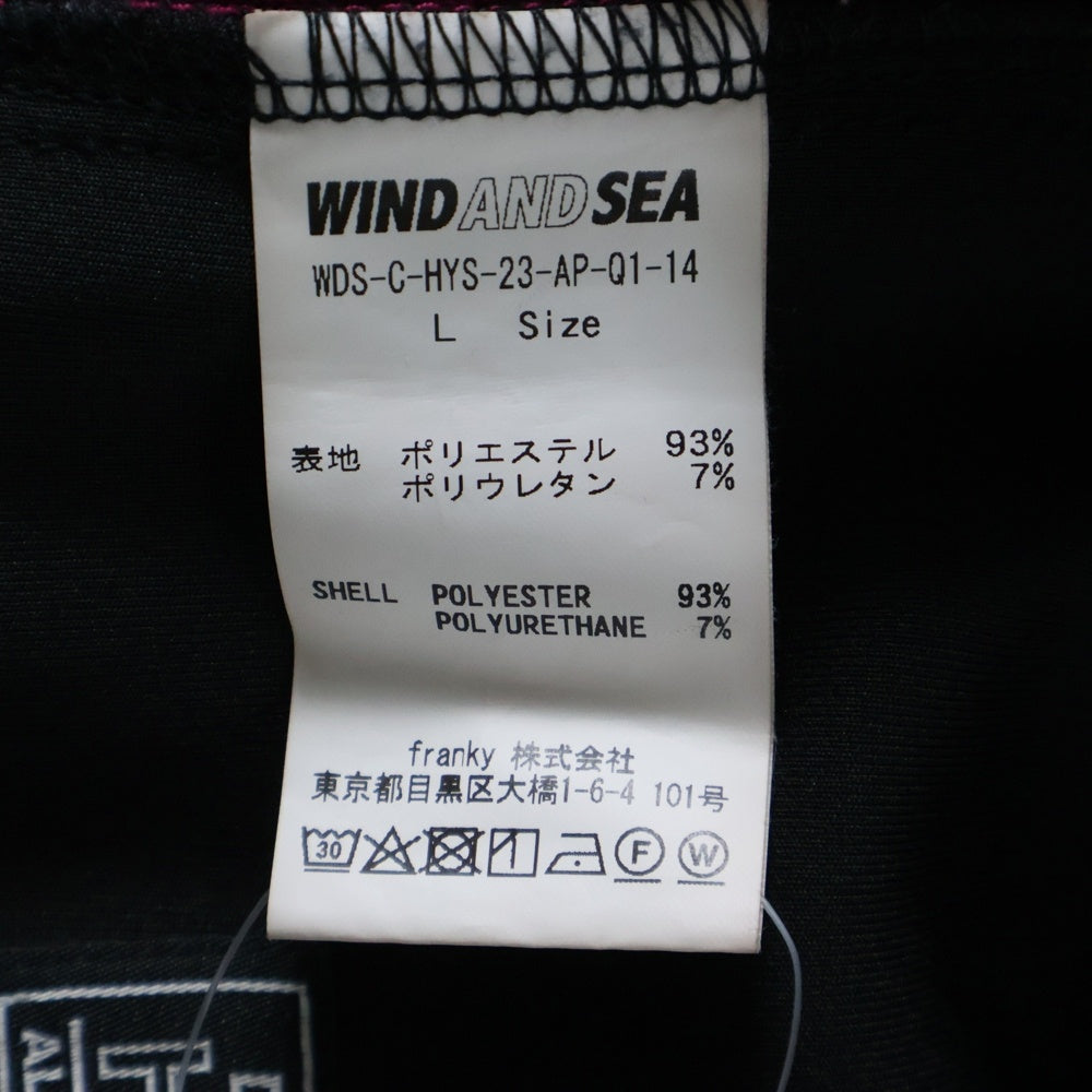 HYSTERIC GLAMOUR(ヒステリックグラマー) ×WIND AND SEA サイドライン トラックパンツ WDS-C-HYS-23-AP-Q1-14