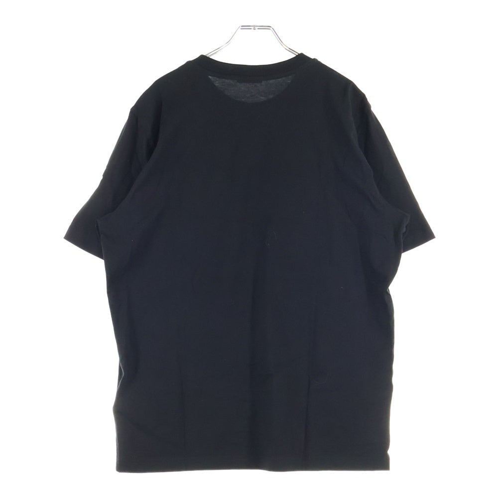 MONCLER(モンクレール) Heren Varsity Logo Tee SS 半袖 クルーネック Tシャツ ブラック K10918C00011 89AJS