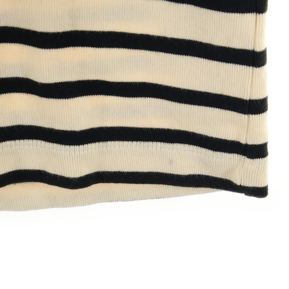 JIL SANDER +(ジルサンダープラス) HORIZONTAL STRIPE Tシャツ 半袖 クルーネック アイボリー JPUU707536 MU247518