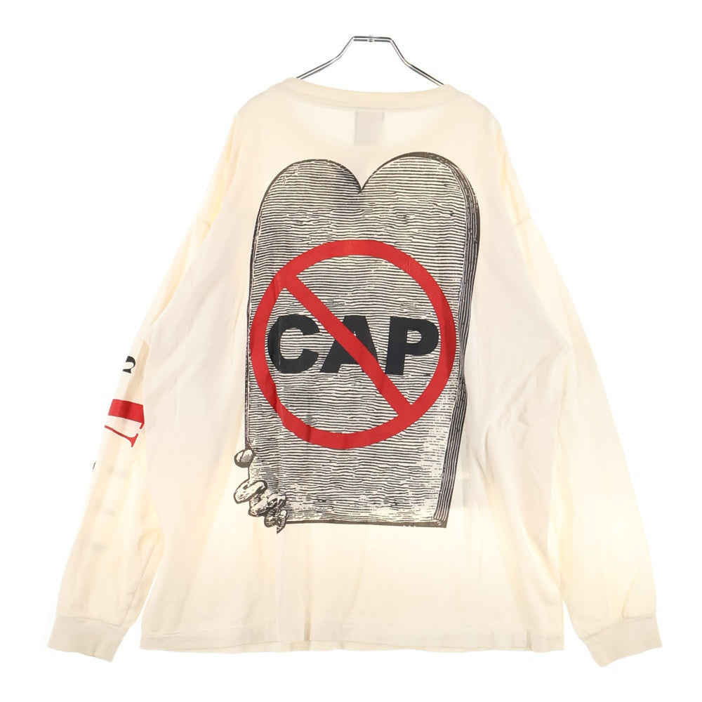SAINT MICHAEL(セントマイケル) ×VLONE 22SS L/S TEE ヴィーロン ロングスリーブ Tシャツ 長袖カットソー フロントプリント バックプリント アームプリント SM-S22-0000-069