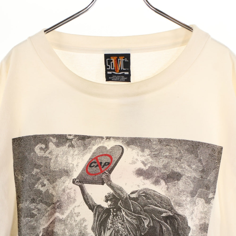 SAINT MICHAEL(セントマイケル) ×VLONE 22SS L/S TEE ヴィーロン ロングスリーブ Tシャツ 長袖カットソー フロントプリント バックプリント アームプリント SM-S22-0000-069