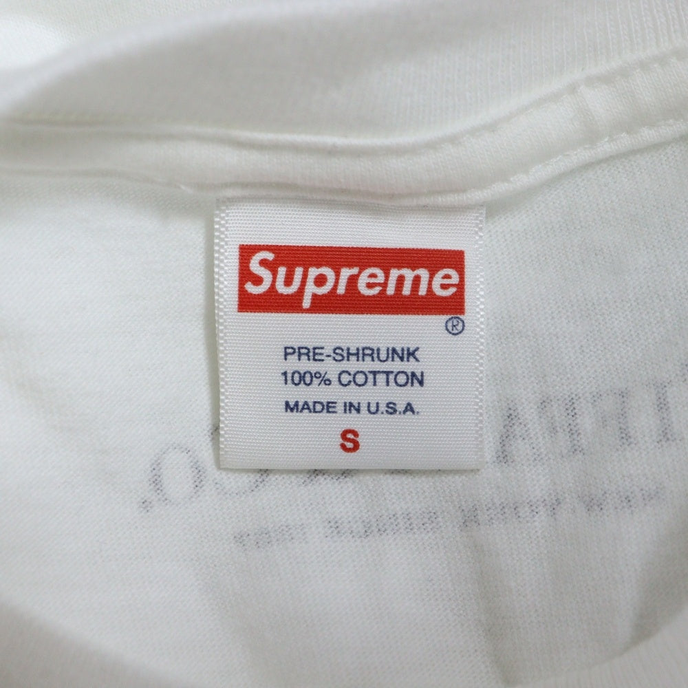 SUPREME(シュプリーム) 21AW×TIFFANY&Co.Box Logo Tee ティファニー ボックスロゴプリント半袖Tシャツ カットソー ホワイト