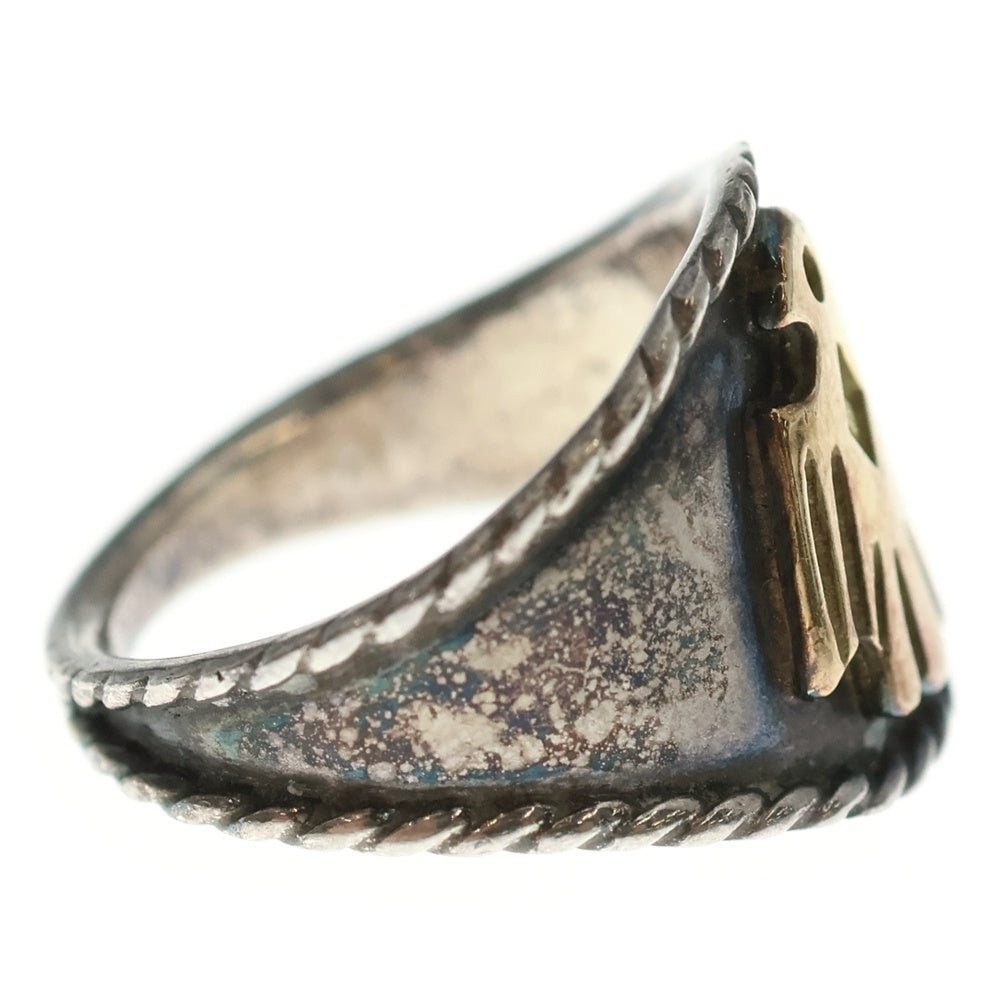 goro's(ゴローズ) イーグルヒヨコ付き縄目リング シルバー/ゴールド