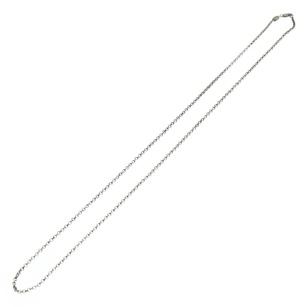CHROME HEARTS(クロムハーツ) NECKCHAIN R24 ロールチェーンネックレス 24inch シルバー BCA085