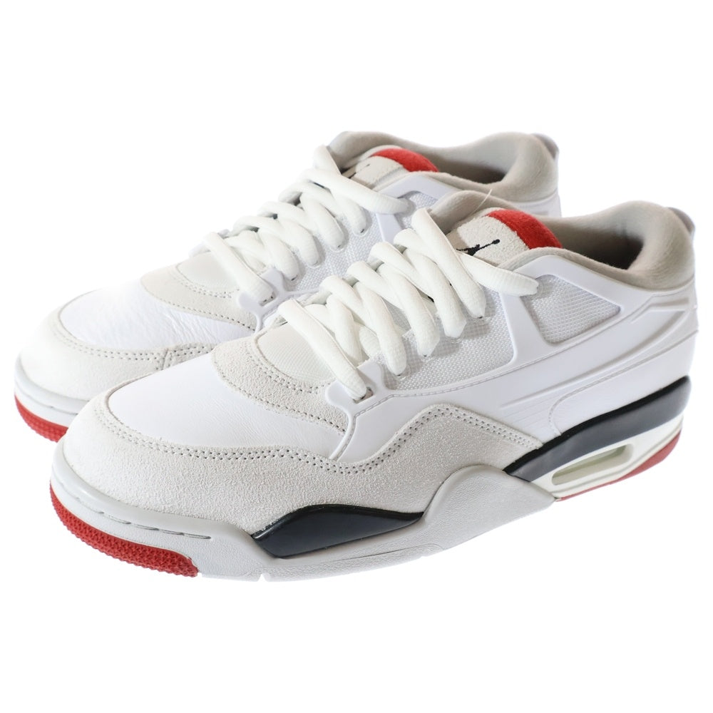 NIKE(ナイキ) AIR JORDAN 4 RM エアジョーダン4 ローカットスニーカー ホワイト/レッド US9/27cm FQ7939-102