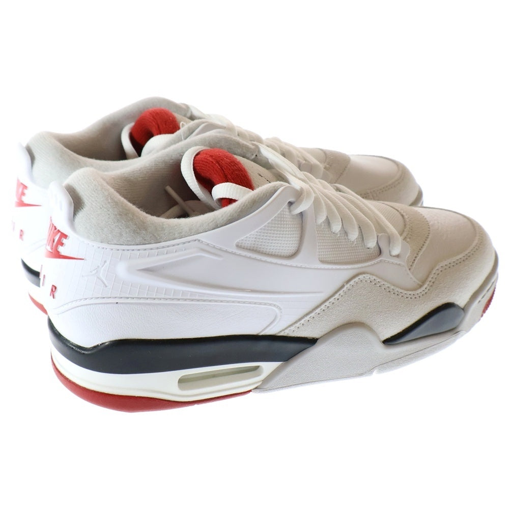 NIKE(ナイキ) AIR JORDAN 4 RM エアジョーダン4 ローカットスニーカー ホワイト/レッド US9/27cm FQ7939-102